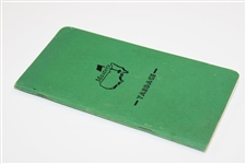 Arnold Palmer Signed Official Masters Tournament Yardage Book JSA ALOA