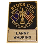 Lanny Wadkins 1993 Ryder Cup at The Belfry Contestant Pin