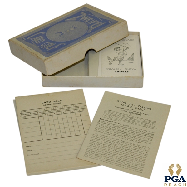 Grover C. Zweifel Card Golf Game - Circa 1932