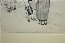 1926 'The Little Miss & How Much It Is' Illustrated Sporting And Dramatic News Magazine Cartoon by Illingworth
