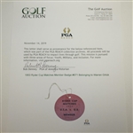 1953 Ryder Cup Matches Member Badge #671 Belonging to Warren Orlick
