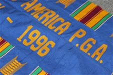 'Greetings From Ghana P.G.A. to America P.G.A. On Your 80th Anniversary Gifted Cloth Banner - 1996