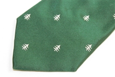 Formby Club Logo Green 100% Silk Maccravats England Necktie