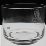 Chi-Chi Rodriguez's Personal El Legado Festival Of Golf 2nd Place Glass Bowl Trophy