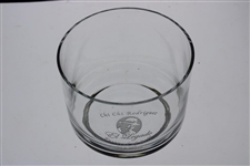Chi-Chi Rodriguez's Personal El Legado Festival Of Golf 2nd Place Glass Bowl Trophy