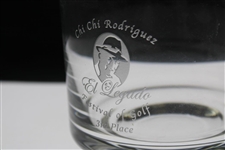 Chi-Chi Rodriguez's Personal El Legado Festival Of Golf 3rd Place Glass Bowl Trophy