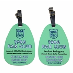 Chi-Chi Rodriguezs Personal And Iwalani Rodriguez 1986 Par Club WGA Dorado Beach Golf & Tennis Club Bag Tags