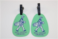 Chi-Chi Rodriguez's Personal And Iwalani Rodriguez 1986 Par Club WGA Dorado Beach Golf & Tennis Club Bag Tags