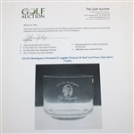Chi-Chi Rodriguez's Personal El Legado Festival Of Golf 2nd Place Glass Bowl Trophy