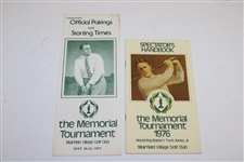 1976 Memorial Tournament Spectators Handbook & 1977 Pairings/Starting Times