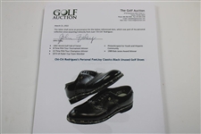 Chi-Chi Rodriguez's Personal FootJoy Classics Black Unused Golf Shoes