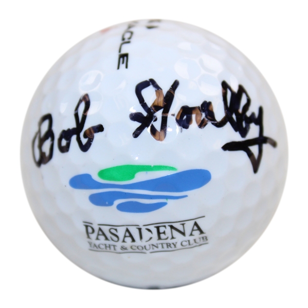 Bob Goalby Signed Pasadena Yacht & Country Club Logo Golf Ball - Site of 61 St Petersburg Open Win JSA ALOA