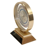 Chi Chi Rodriguez's 'Thank You Very Much' Bulova Flags Around the World Mantle Clock