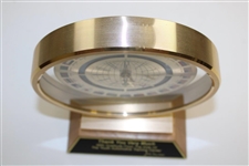 Chi Chi Rodriguez's 'Thank You Very Much' Bulova Flags Around the World Mantle Clock