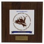 Chi Chi Rodriguezs The Conservancy Life Member Presentation Plate on Board Display