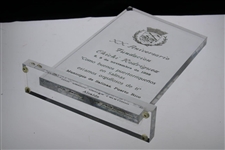 Chi Chi Rodriguez's 1998 XX Aniversario Fundacion Glass Award