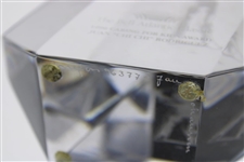 Chi Chi Rodriguez's 1990 The Bell Atlantic Classic Caring For Kids Glass Award