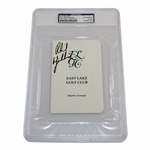 Phil Mickelson Signed East Lake Golf Club Scorecard - Site of Tour Champ Wins PSA/DNA #83957797