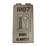Bobby Clampetts Personal 1987 PGA Tour Member Money Clip/Badge