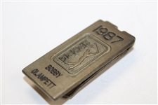 Bobby Clampett's Personal 1987 PGA Tour Member Money Clip/Badge