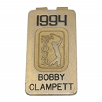 Bobby Clampetts Personal 1994 PGA Tour Member Money Clip/Badge