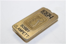 Bobby Clampett's Personal 1994 PGA Tour Member Money Clip/Badge