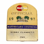 Bobby Clampetts 1997 Mastercard Colonial Championship CBS Official Clip/Badge