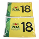Two (2) 2016 PGA Championship at Baltusrol Screen Flags - Jimmy Walker Winner