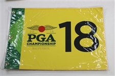 Two (2) 2016 PGA Championship at Baltusrol Screen Flags - Jimmy Walker Winner