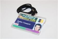 Bobby Clampett's Personal 2006 Masters Tournament TV & Radio CBS Badge #309