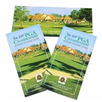 Three (3) 2001 PGA Championship at Atlanta Atheltic Club Booklet/Pamphlets/Guides