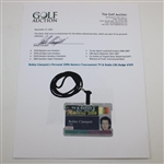 Bobby Clampett's Personal 2006 Masters Tournament TV & Radio CBS Badge #309