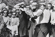 Jack Nicklaus 1967 Hitting Out Of The Rough at LA Open Action Press Photo - January 26th