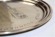 1952 All-American Men's Amateur Golf Tournament Winner's Sterling Plate - Frank Stranahan