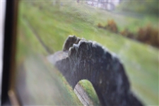 The Swilken Bridge' Oil on Board Painting Signed by Artist Leon Arie Feijen