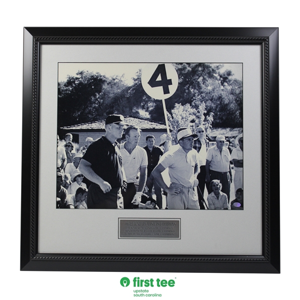 Legendary Masters Champions Black & White 1963 Golf Display Photo - Framed