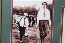2008 Francis Ouimet Scholarship Fund Award to Gary Player Announcement Display - Framed