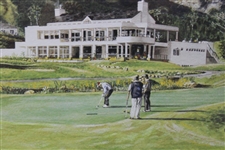 Ltd Ed Gary Player Signed World Cup Golf Cape Town at Erinvale 1996 Print #12/250 - Framed JSA ALOA