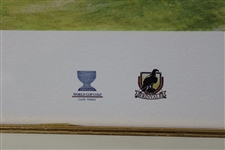 Ltd Ed Gary Player Signed World Cup Golf Cape Town at Erinvale 1996 Print #12/250 - Framed JSA ALOA