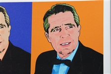 Four Color Andy Warhol Art Display Print of Gary Player by allPopart - Framed