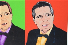 Four Color Andy Warhol Art Display Print of Gary Player by allPopart - Framed