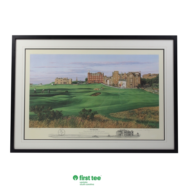 1990 Open Championship Ltd Ed The Road Hole Hartough Print #429/850 - Framed