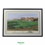 1990 Open Championship Ltd Ed The Road Hole Hartough Print #429/850 - Framed
