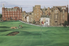 1990 Open Championship Ltd Ed 'The Road Hole' Hartough Print #429/850 - Framed