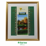 2007 The Presidents Cup at The Royal Montreal GC Poster w/Facsimile Signatures - Framed