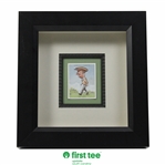 W.A. & A.C. Churchman Fred Robson Prominent Golfers Golf Card #7 - Framed