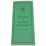 1934 – 1984 Records of The Masters Tournament Booklet