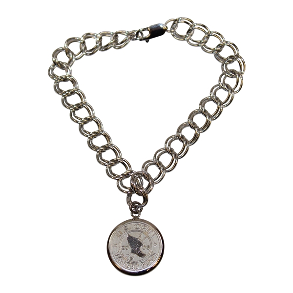 2006 US Open Winged Foot .925 Silver Unisex Charm Bracelet 7” Winner Geoff Ogilvy