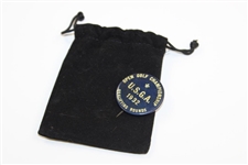 1932 US Open Championship Qualifying Rounds Contestant Badge - Fresh Meadow - Sarazen
