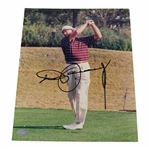 Don January Signed 8x10 Post Swing Color Photo JSA ALOA